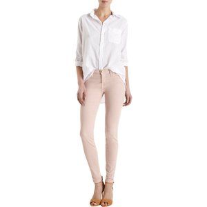 Current Elliott The Ankle Skinny Rose Smoke Jeans